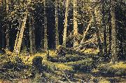 Ivan Shishkin Wind-Fallen Trees USA oil painting artist